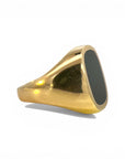 Anillo Sello Onix Oro 14K