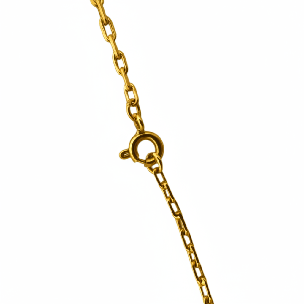 Cadena eslabones oro 18K 50 cm 5 g