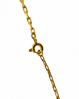 Cadena eslabones oro 18K 50 cm 5 g