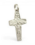 Cruz El Buen Pastor plata (13x20mm) Personalizable