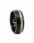 Anillo Hombre Acero y Meterorito