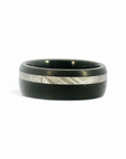 Anillo Hombre Acero y Meterorito
