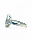 Anillo Solitario Diamante Lab 0,54 ct Halo Octogonal