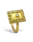 Anillo Victoriano Recto Plata - Claudia Peña