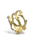 Anillo Coral Bronce - Claudia Peña