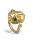 Anillo Giratorio Escarabajo Dorado - Claudia Peña