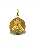 Medalla Escapulario Oro 18K - 15 mm / 2 gr