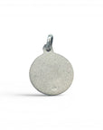 Medalla Virgen Orando 14 mm Plata Envejecida Personalizable