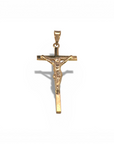 Cruz Cristo Oro 18K (18x16 mm)