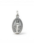 Medalla Virgen de los Rayos Plata 925 14 mm