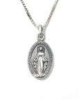 Medalla Virgen 16mm Plata 925