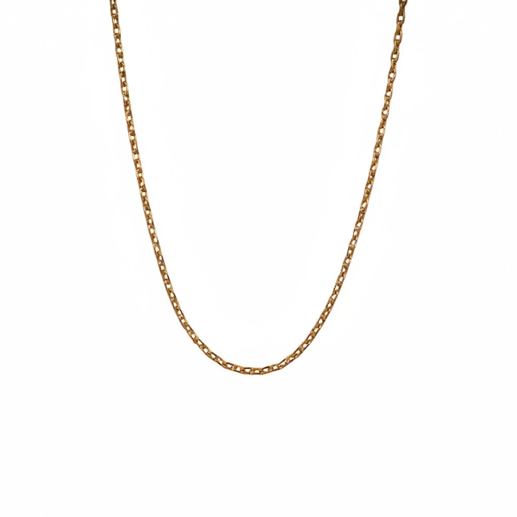 Sophia Schneider Joyas cadena de oro rosado 18K de 55 cm con eslabones finos.