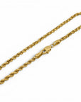 Pulsera tourbillion de oro amarillo 14K de Sophia Schneider, 18,5 cm de largo y 2,8 g de peso.