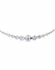 Sophia Schneider Joyas 0.5 ctw lab-created diamond graduated necklace in sterling silver 925.