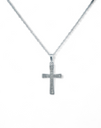 Collar Cruz con brillantes oro 10K