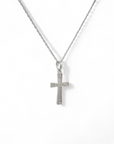 Collar Cruz con brillantes oro 10K