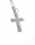 Collar Cruz con brillantes oro 10K