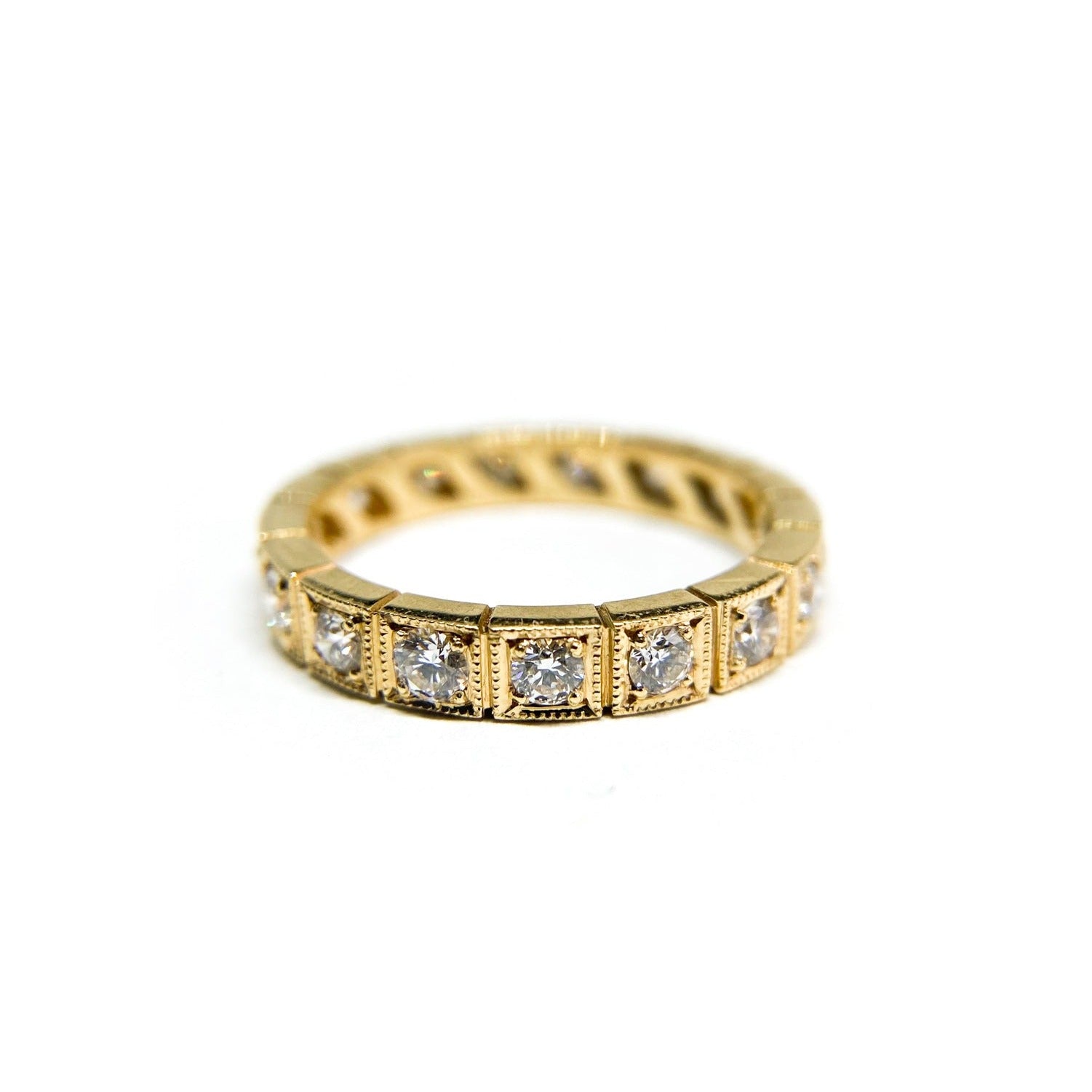 Anillo Sinfín Gold Bisel