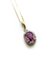 Collar Zafiro Rosa Queen